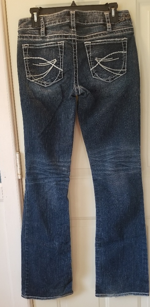 Silver bootcut jeans